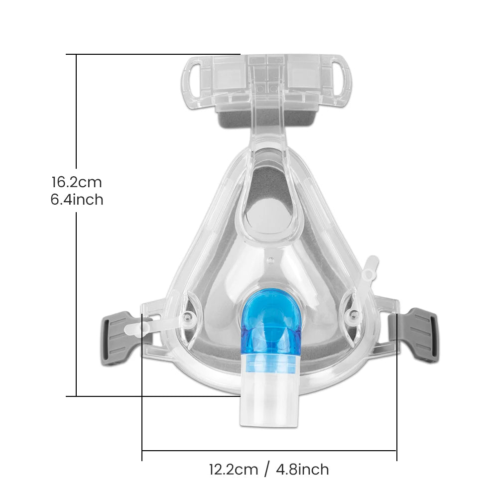 Mask for Apnea CPAP Auto Breathing Machine Sleep Nasal Full Face Mask with Headgear Anti Snoring Respirator Accessories