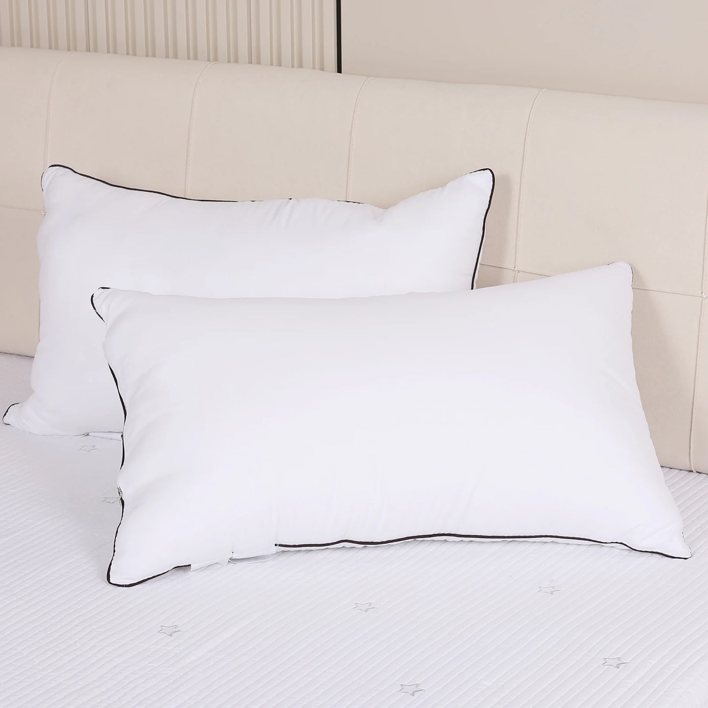 BOGO!  2pcs Hotel Quality Fluffy Pillow, Neck Support Sleep Pillow, Comfort Pressure Relief,Quick Rebound Non-Sagging, Lightweig